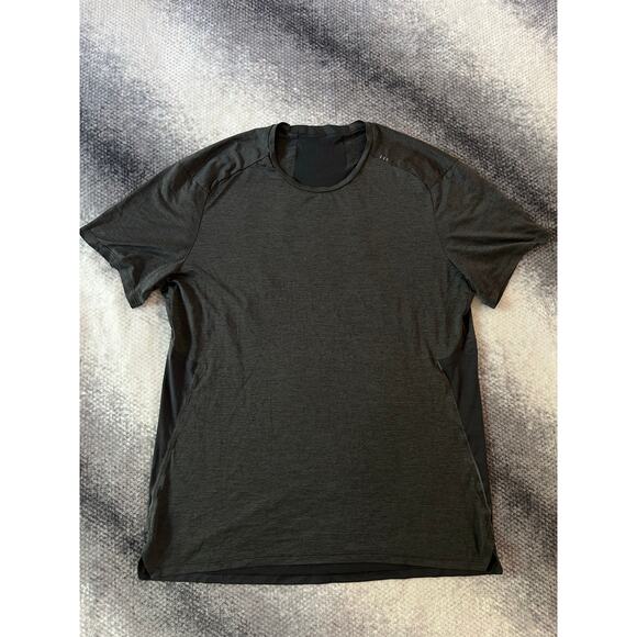 lululemon athletica Other - Lululemon Fast and Free Short Sleeve Shirt Heathered Graphite Gray Size Medium